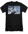 Male And Female Blue Footed Boobies In Mating Dance In Galapagos Islands Ecuador T-Shirt