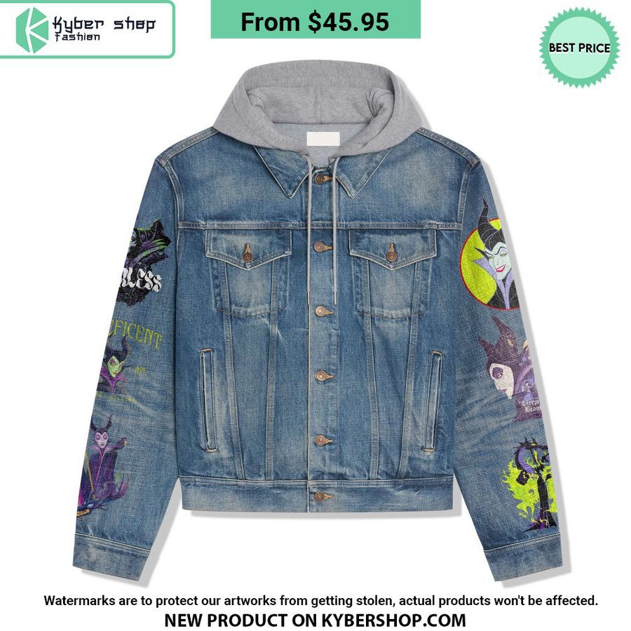 Maleficent Hooded Denim Jacket