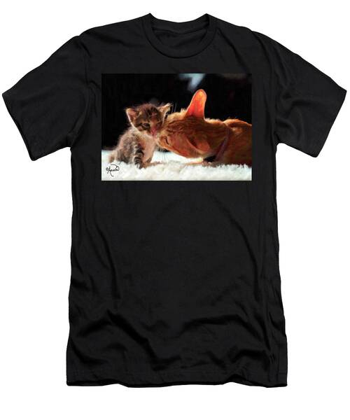 Mama With Kitten T-Shirt