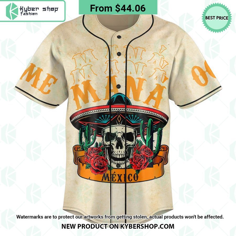 Mana Mexico Lindo Y Querido 2023 Tour CUSTOM Baseball Jersey