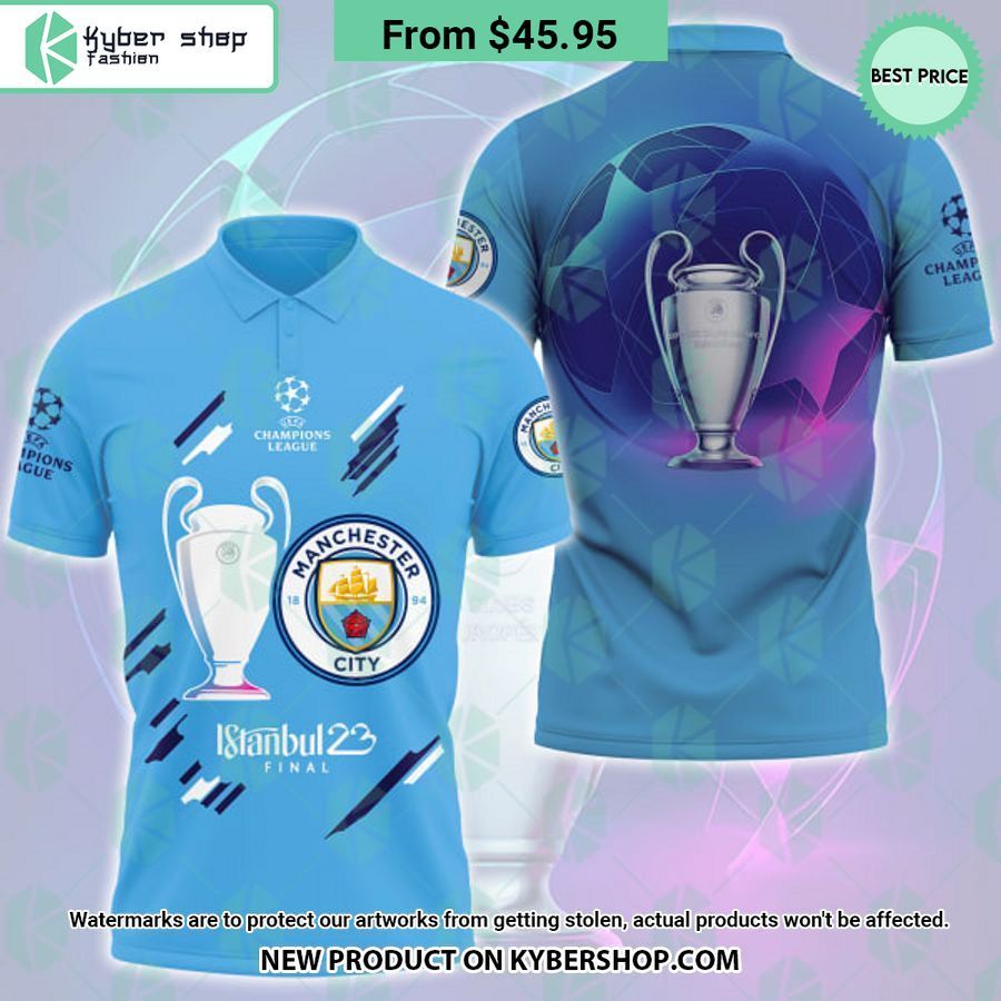 Manchester City Champions Premier League Polo Shirt