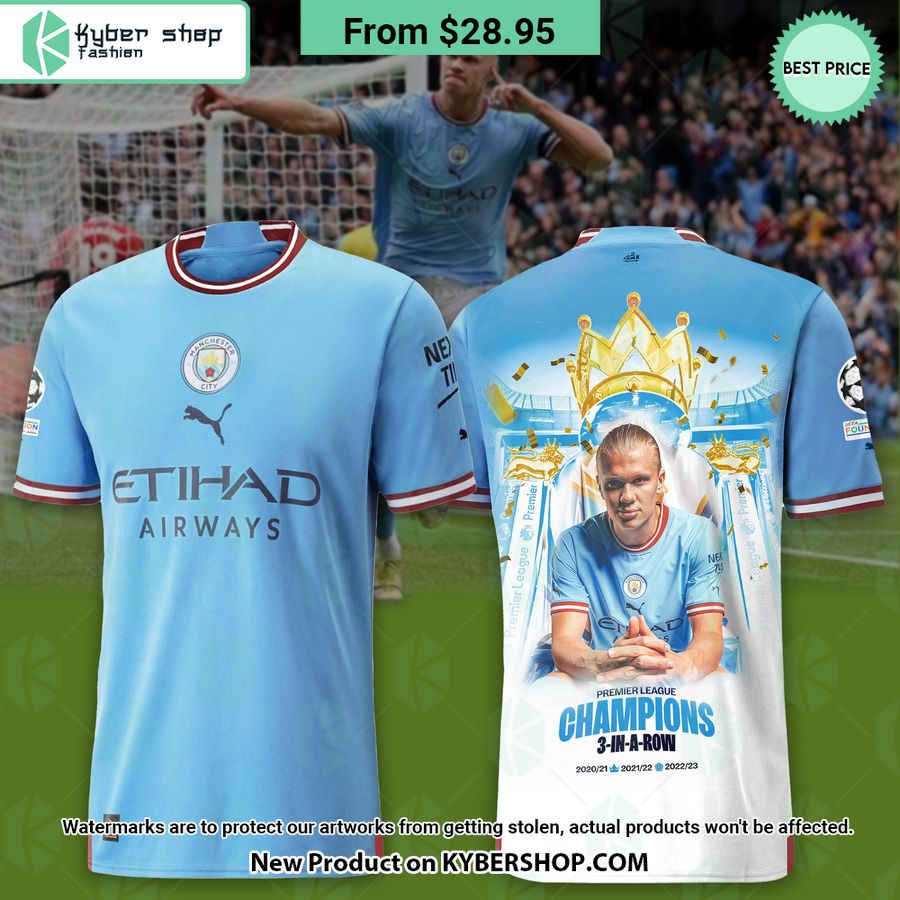 Manchester City Champions Premier League T Shirt