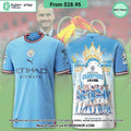 Manchester City Etihad Airways Premier League Champions T Shirt