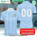 Manchester City Premier League CUSTOM Polo Shirt