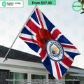 Manchester City Remembrance day Flag