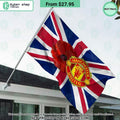 Manchester United Remembrance day Flag