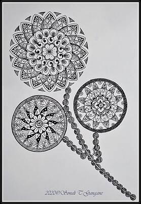 Mandala Florals Print