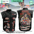 Marc Márquez Keep Going Fast And Get The Win Sleeveless Denim Jacket