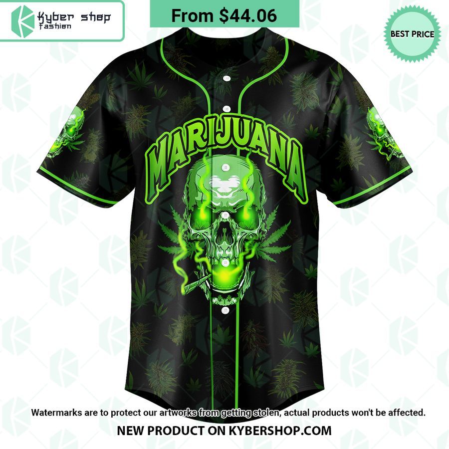 Marijuana Life Is Full Of Important Choices Baseball Jersey