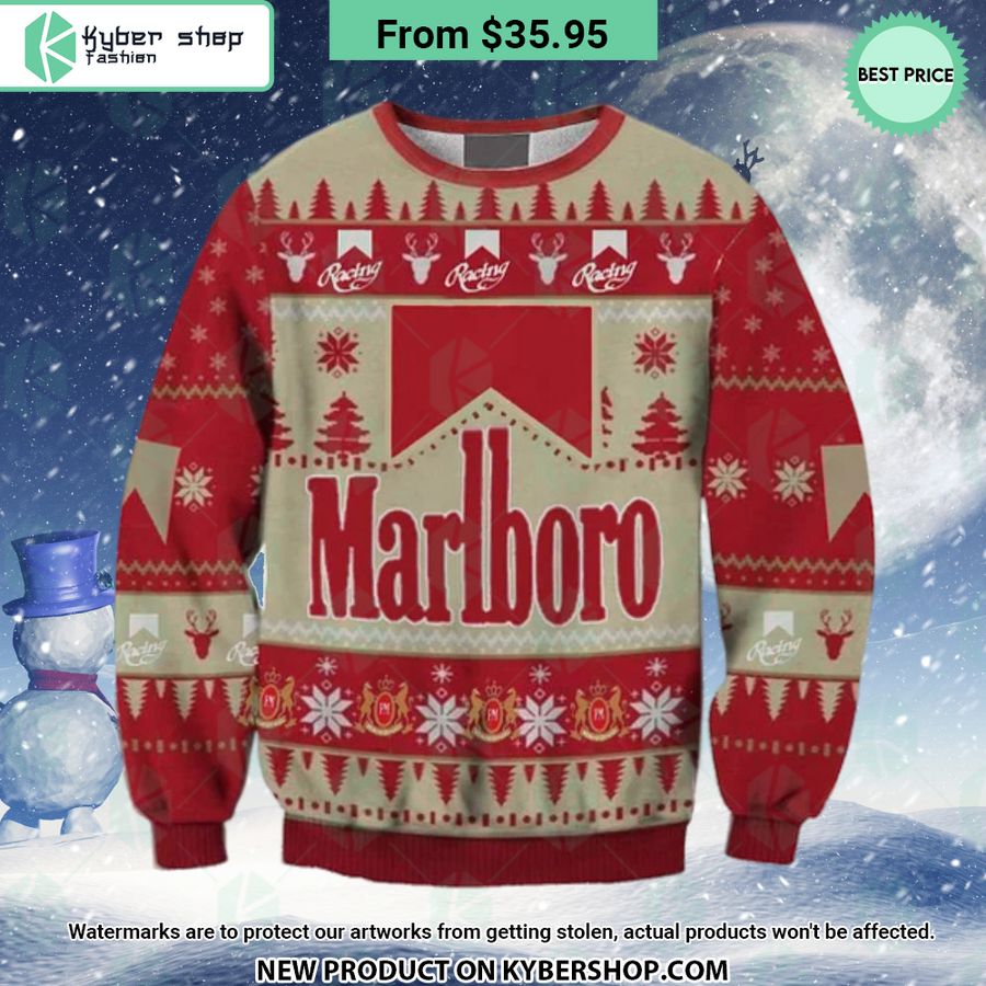 Marlboro Racing Christmas Sweater