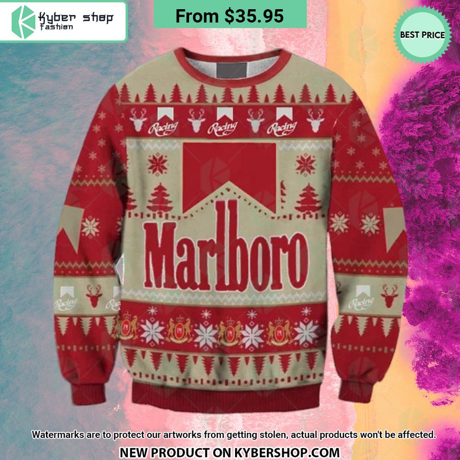 Marlboro Racing Christmas Sweater
