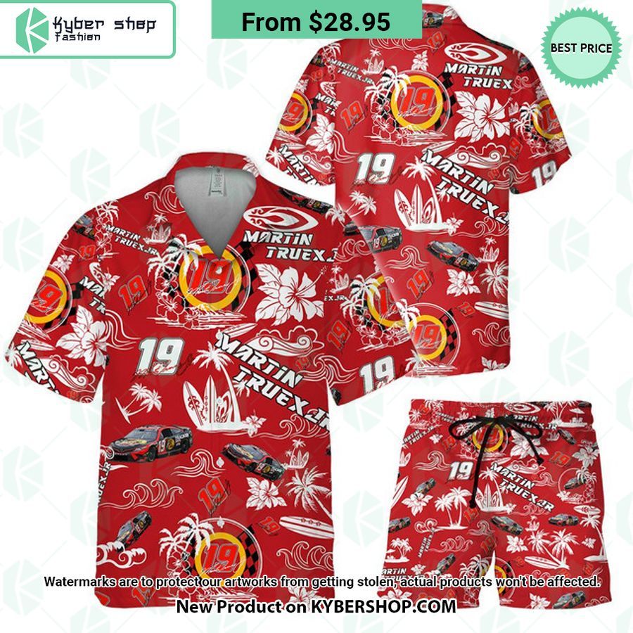 Martin Truex JR NASCAR Racing Hawaiian Shirt