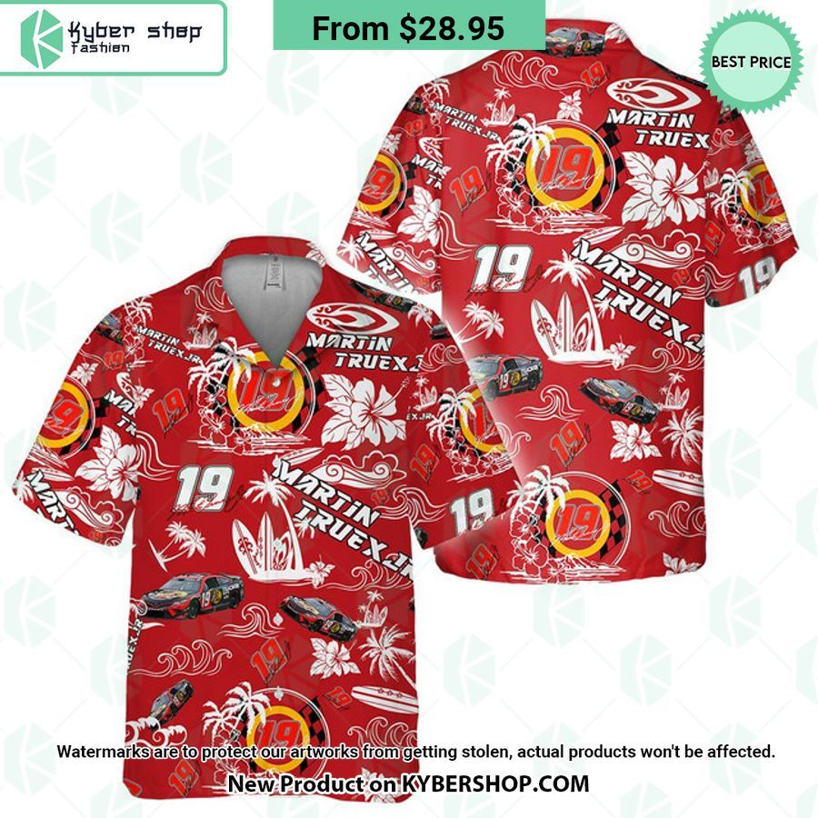 Martin Truex JR NASCAR Racing Hawaiian Shirt