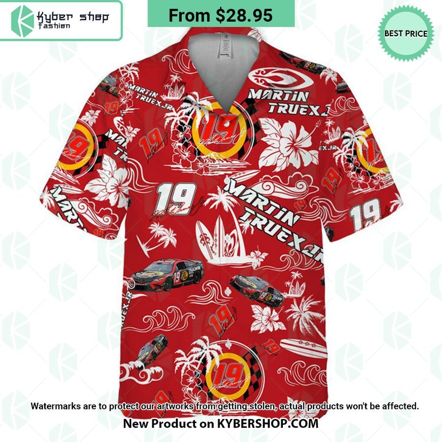 Martin Truex JR NASCAR Racing Hawaiian Shirt