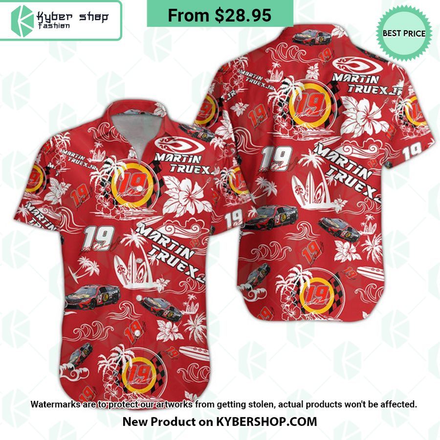 Martin Truex JR NASCAR Racing Hawaiian Shirt