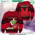 Maryland Terrapins Grinch Christmas Sweater