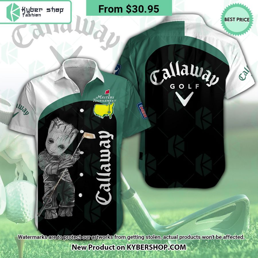 Masters Tournament Baby Groot Callaway Hawaiian Shirt