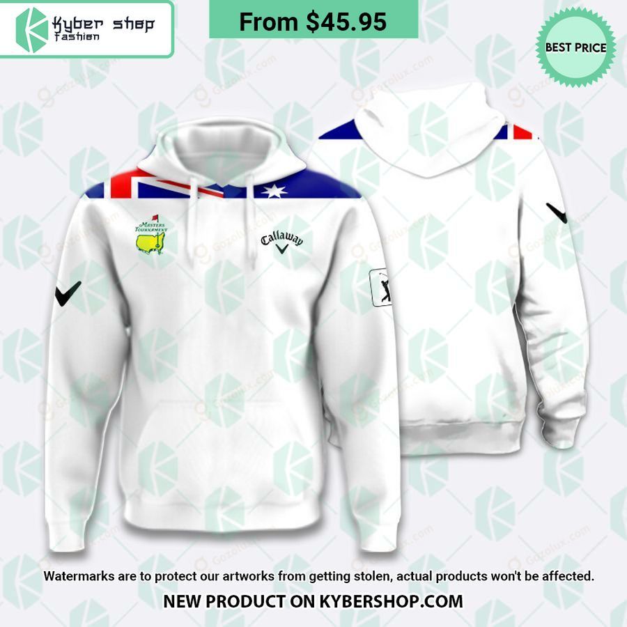 Masters Tournament Callaway Australia Flag Polo Shirt