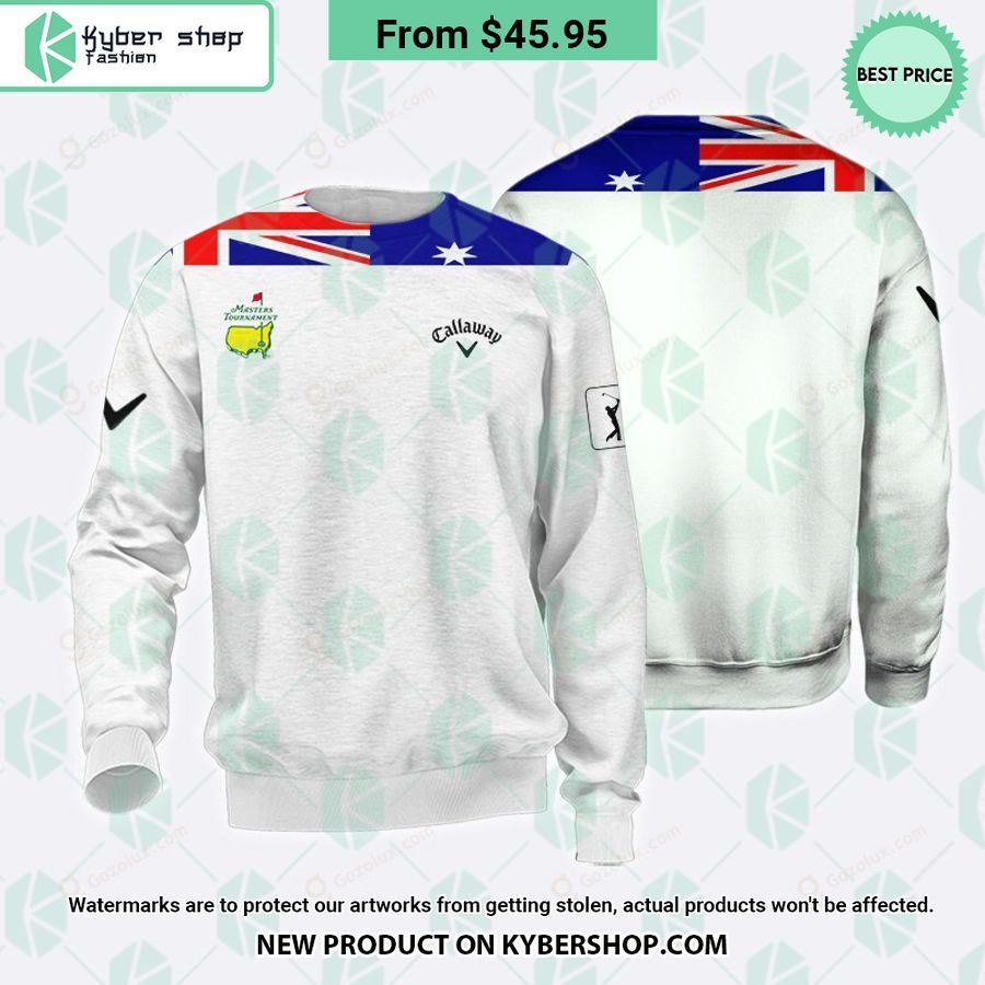 Masters Tournament Callaway Australia Flag Polo Shirt