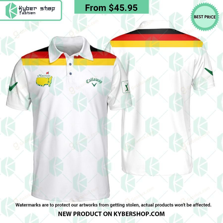 Masters Tournament Germany Flag Polo Shirt