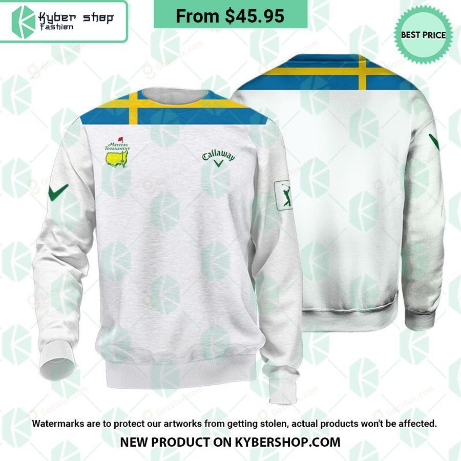 Masters Tournament Sweden Flag Callaway Polo Shirt