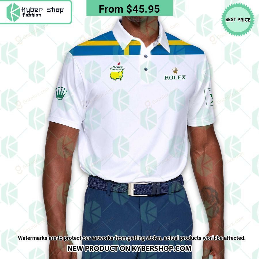 Masters Tournament Sweden Flag Polo Shirt