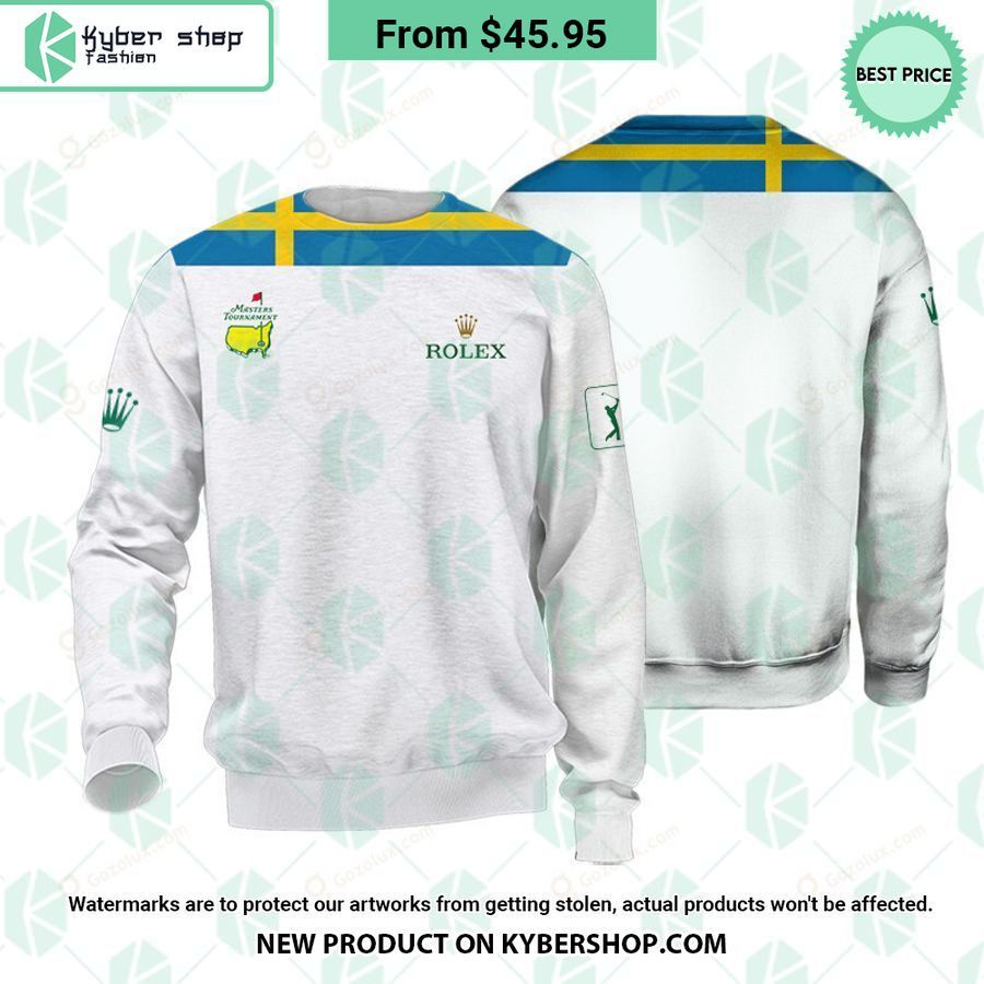 Masters Tournament Sweden Flag Polo Shirt