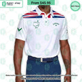 Masters Tournament UK Flag Callaway Polo Shirt