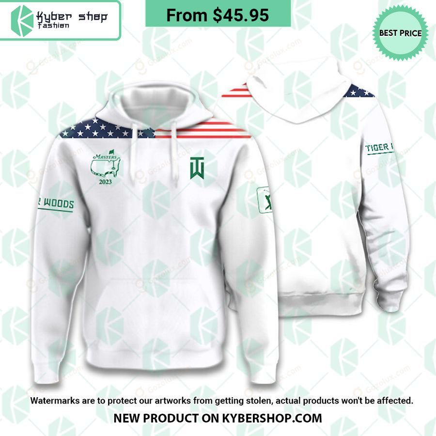 Masters Tournament US Flag Tiger Woods Polo Shirt