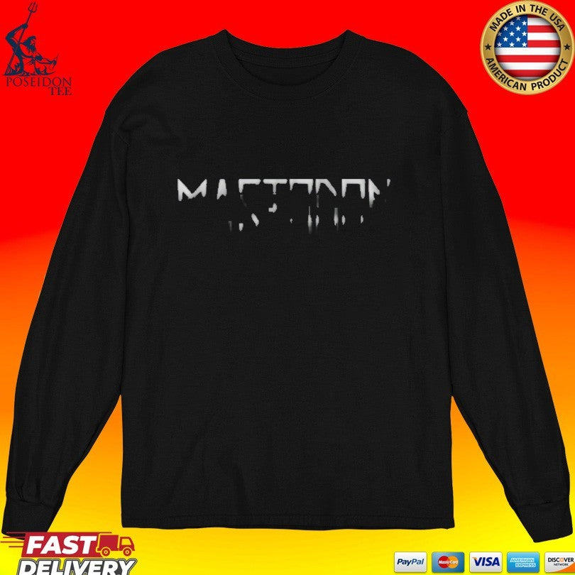 Mastodon Hunter Black On Black Logo T-shirt