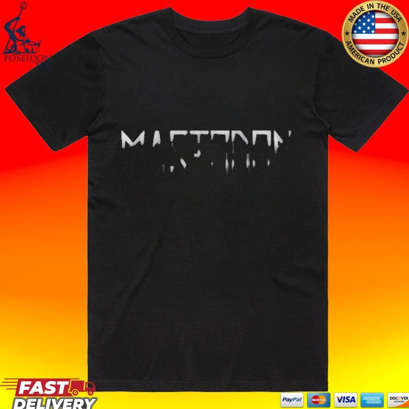 Mastodon Hunter Black On Black Logo T-shirt