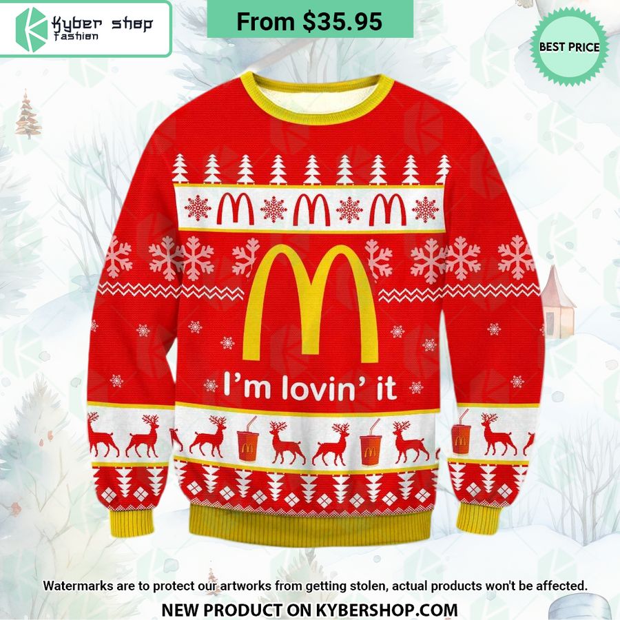 McDonald’s I’m Lovin’ It Sweater