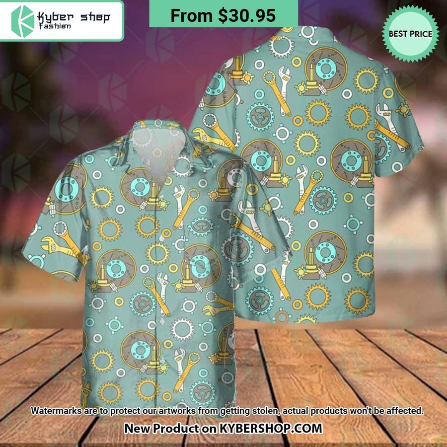 Mechanic Tools Hawaiian Shirt
