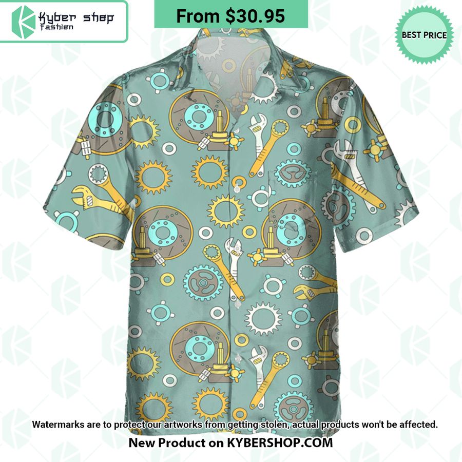 Mechanic Tools Hawaiian Shirt
