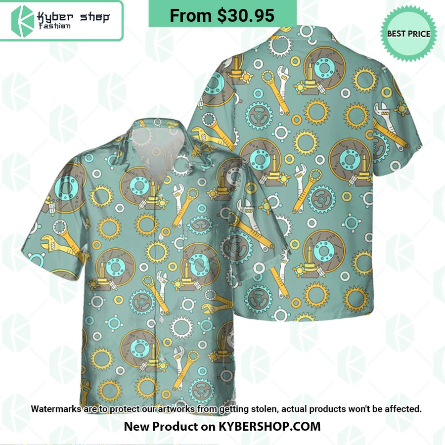 Mechanic Tools Hawaiian Shirt