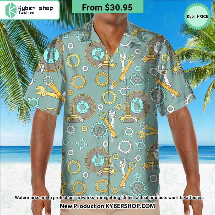 Mechanic Tools Hawaiian Shirt