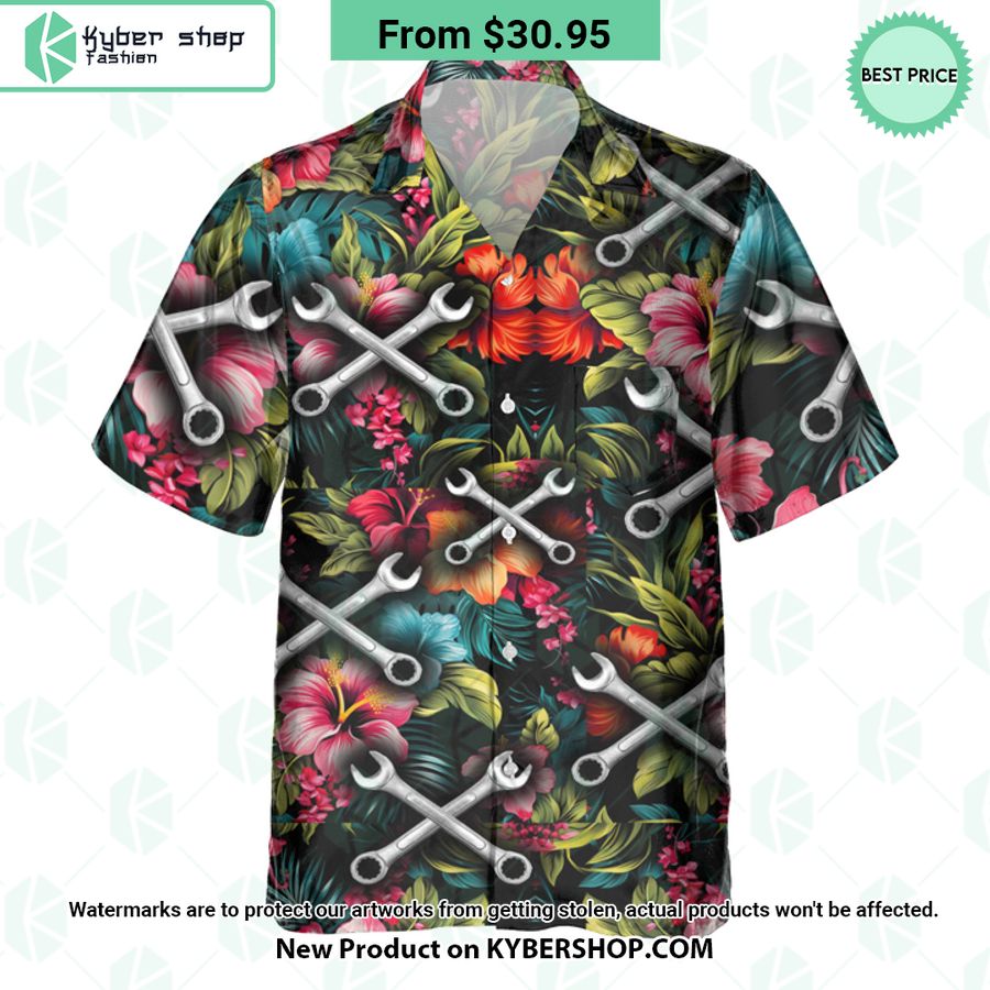 Mechanic Wrench Hawaiian Shirt