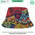 Melbourne Football Club Indigenous Pattern Bucket Hat