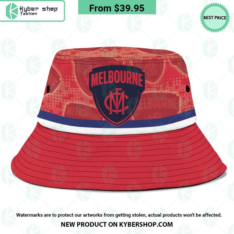 Melbourne Football Club Logo Bucket Hat
