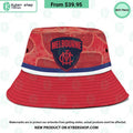 Melbourne Football Club Logo Bucket Hat