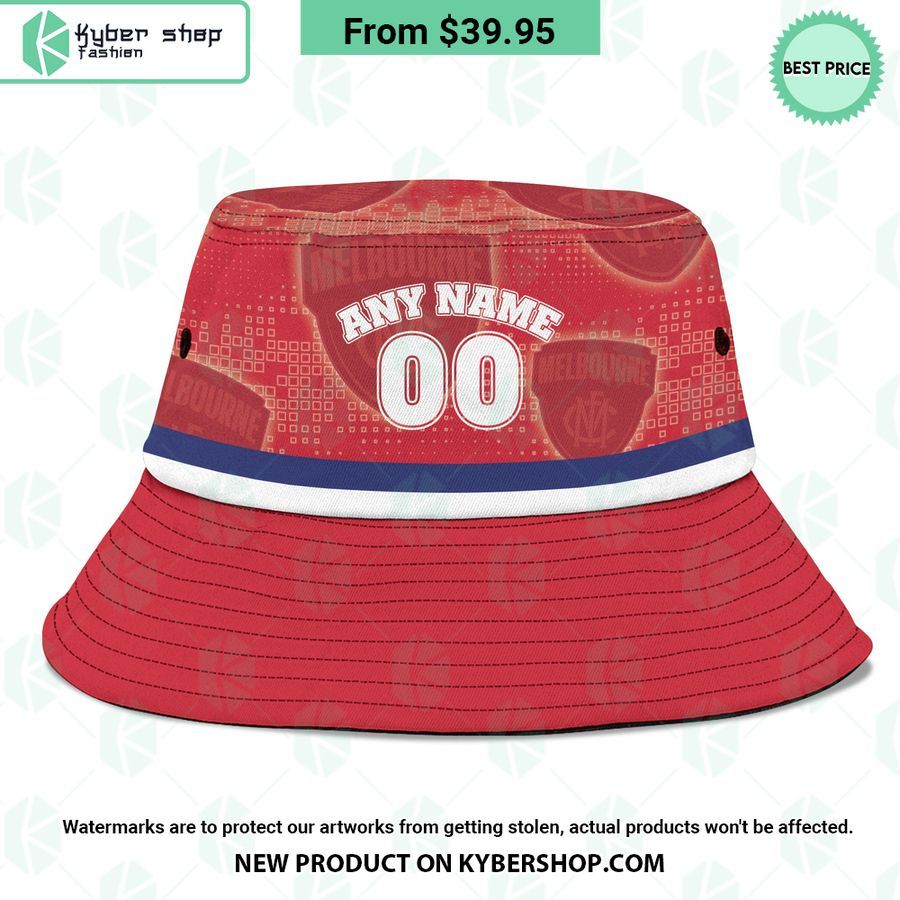 Melbourne Football Club Logo Bucket Hat