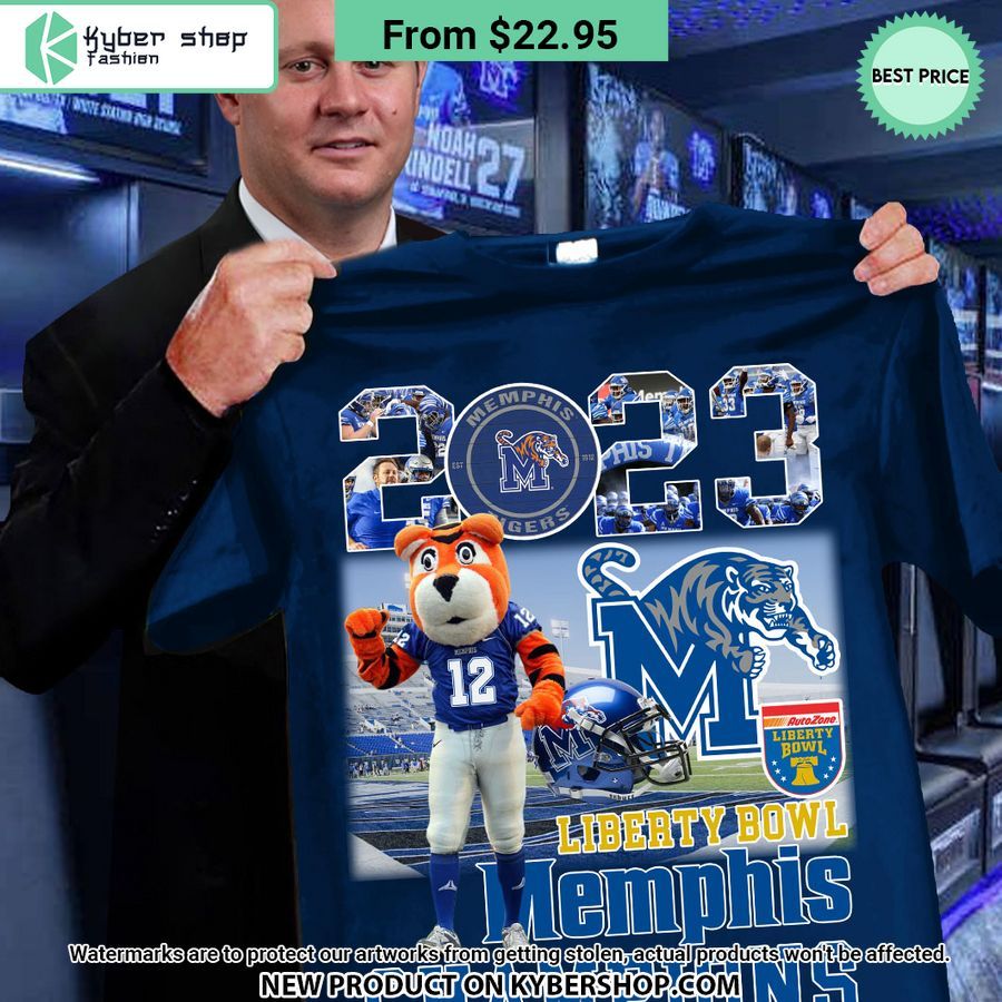 Memphis Tigers 2023 Liberty Bowl Champions Shirt