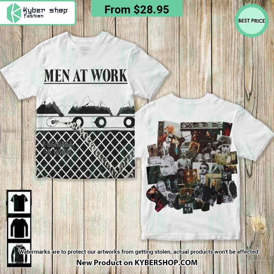 Men At Work Business As Usual Album Shirt