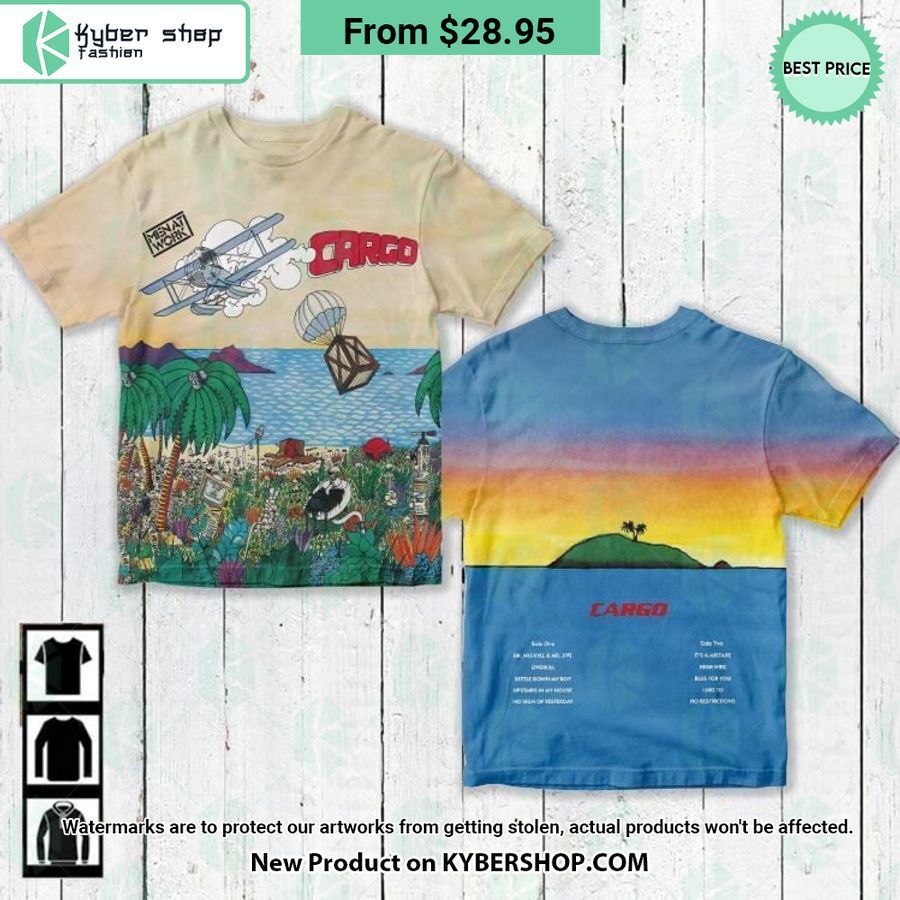 Men At Work Cargo Album Shirt
