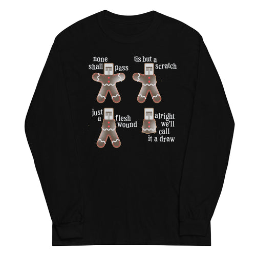 Alright We'll Call It A Draw Gingerbread Unisex Long Sleeve Tee