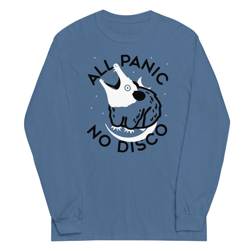 All Panic No Disco Unisex Long Sleeve Tee