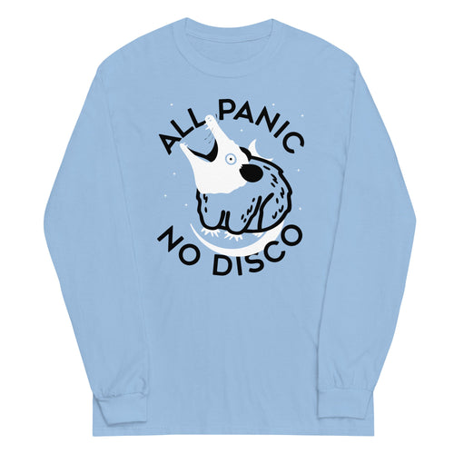 All Panic No Disco Unisex Long Sleeve Tee