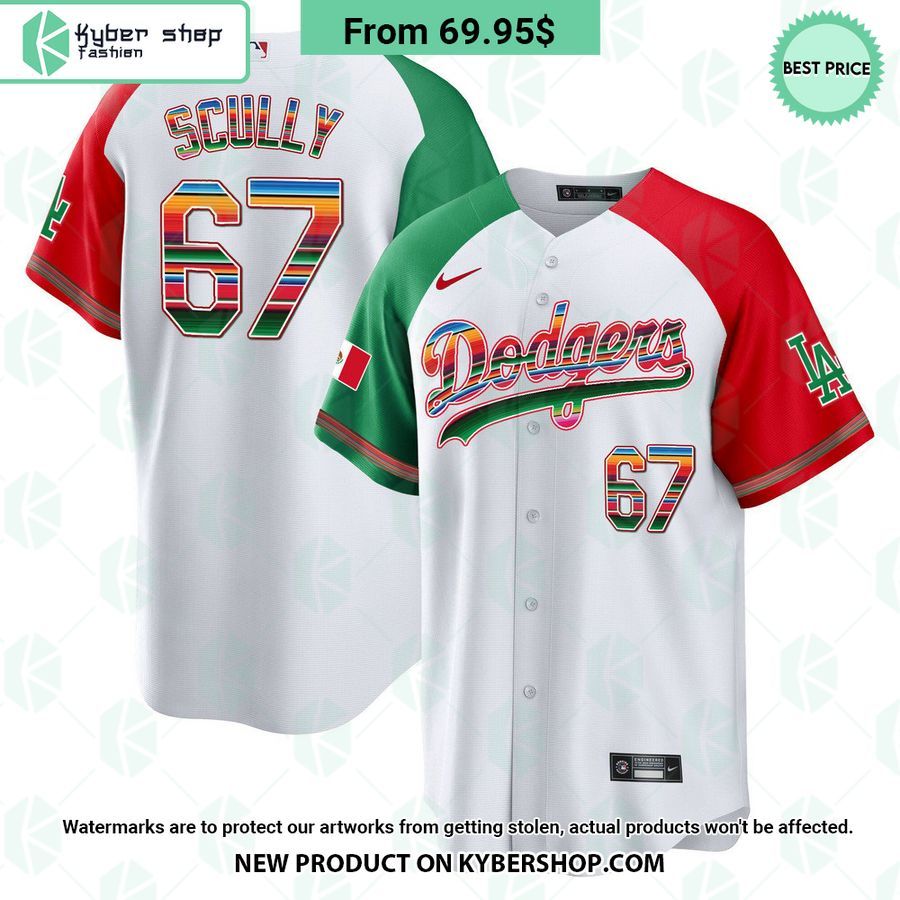 Men’s Los Angeles Dodgers Mexico Cool Base Alternate Jersey
