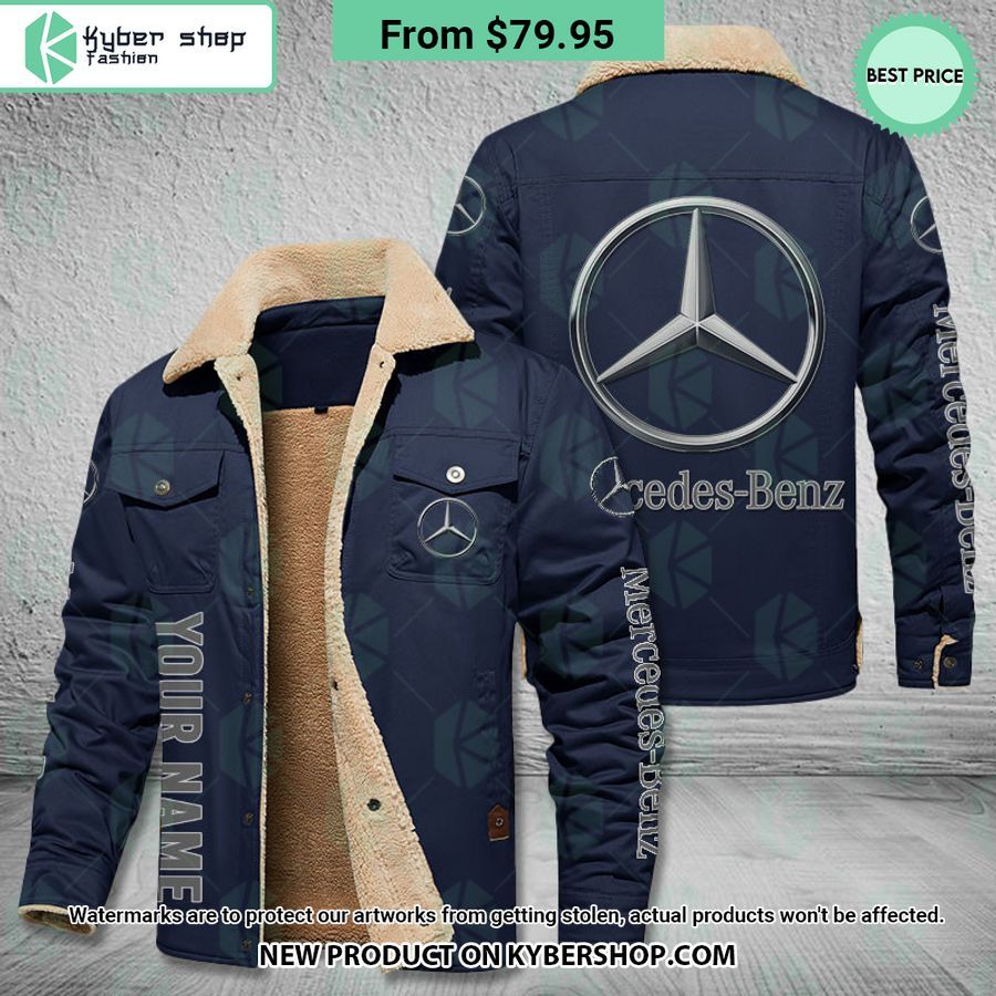 Mercedes-Benz CUSTOM Fleece Leather Jacket