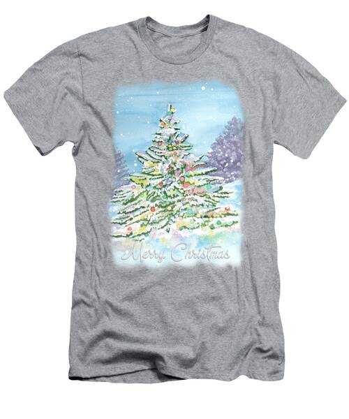 Merry Christmas I'm Dreaming Of A White Christmas Tree T-Shirt